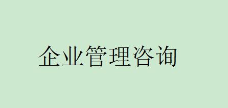 企業管理咨詢